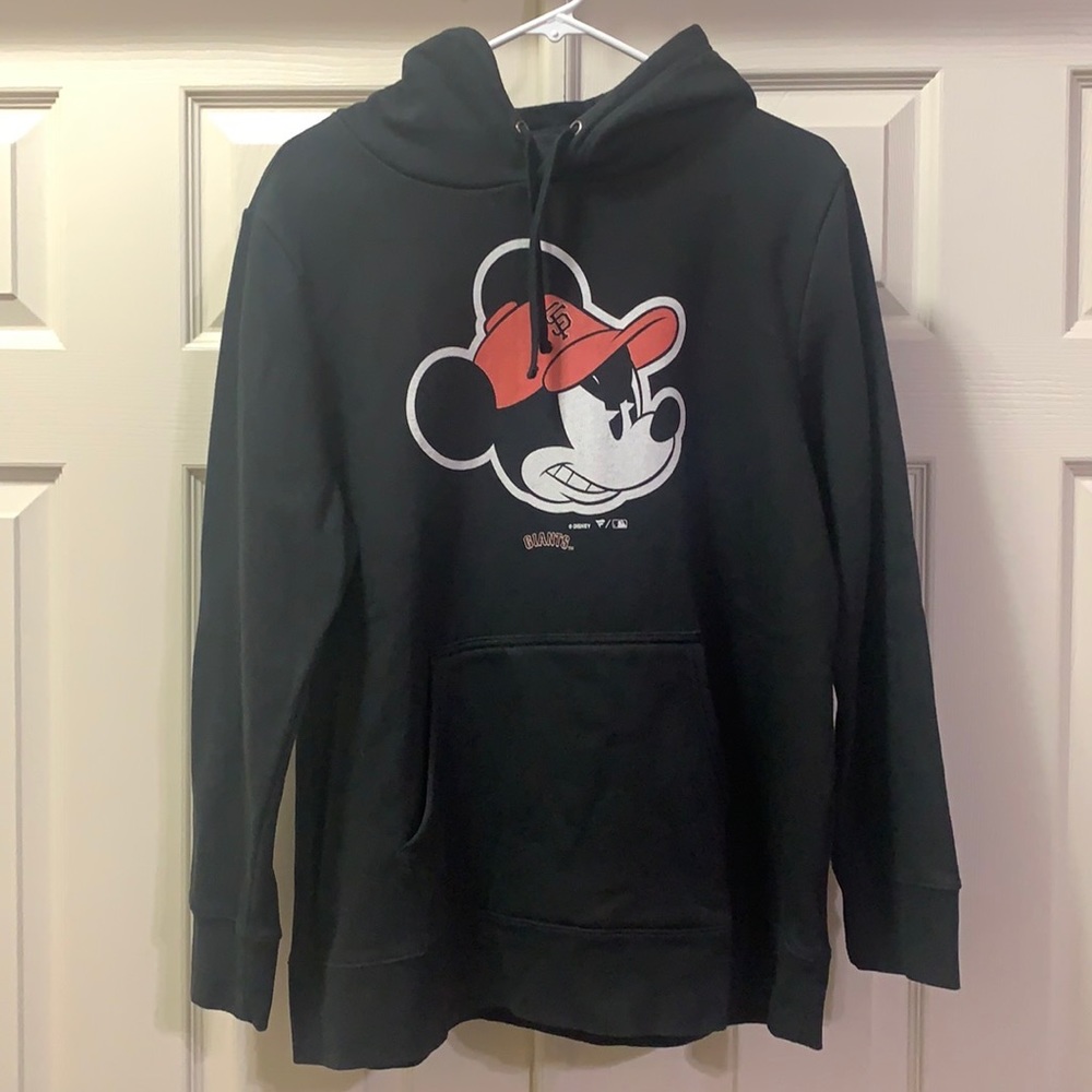 SF Giants Mickey Mouse Sweatshirt Pullover XL